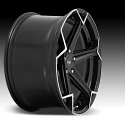 Niche Arrow M259 Brushed Gloss Black Custom Wheels 3